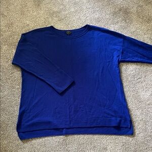 Talbots Royal Blue Merino Wool Sweater